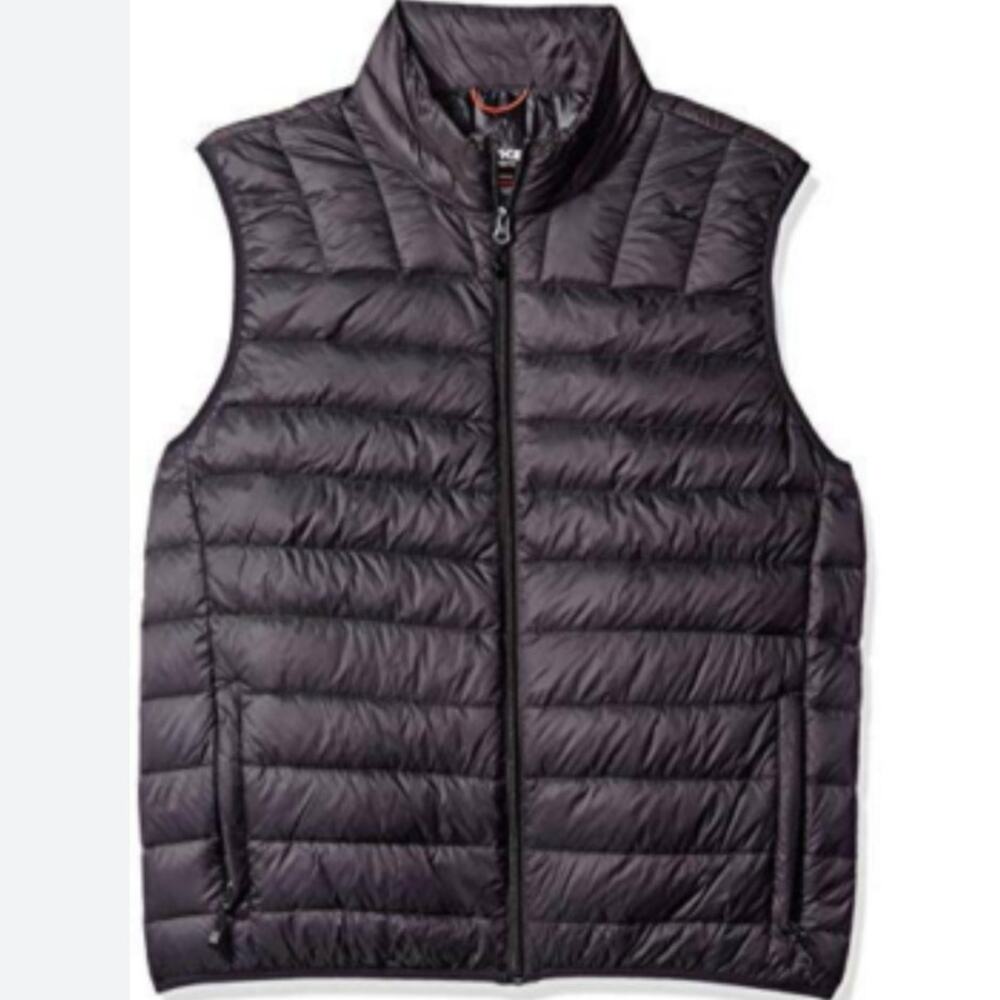 Hawke & Co. Ultra Light Down Puffer Zip Up Vest Black Men’s Large